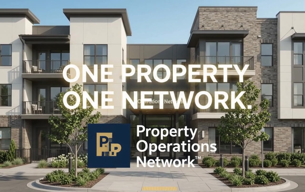 Property Operations Network overview video, paused on title card