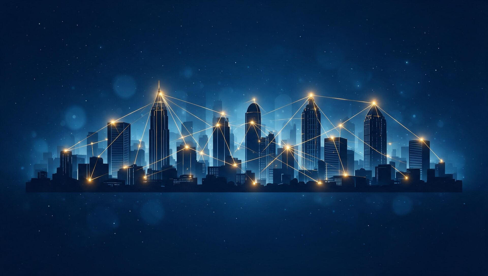 Network of connected commercial properties
